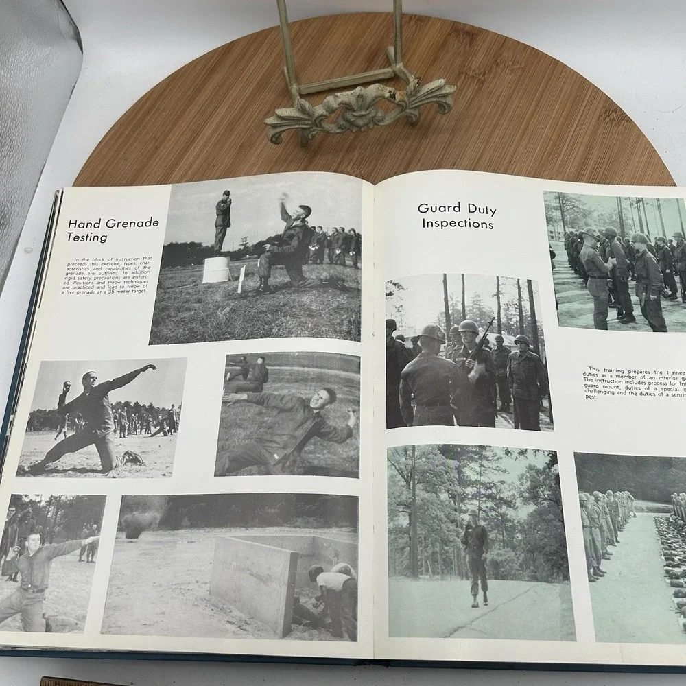 1969 Ft Benning Georgia Army Training Center Yearbook Company D-7th Bn. 2nd Brig